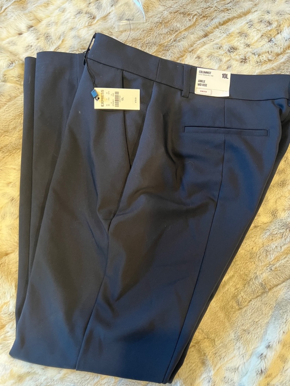 Express Navy Ankle Dress Pants